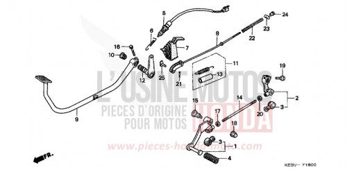 PEDALE CA125X de 1999